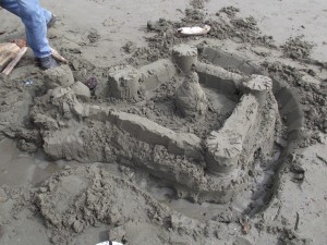 Grandpa's sand castle
