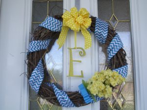 Our spring wreath