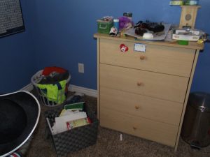 Levi's dresser and basket